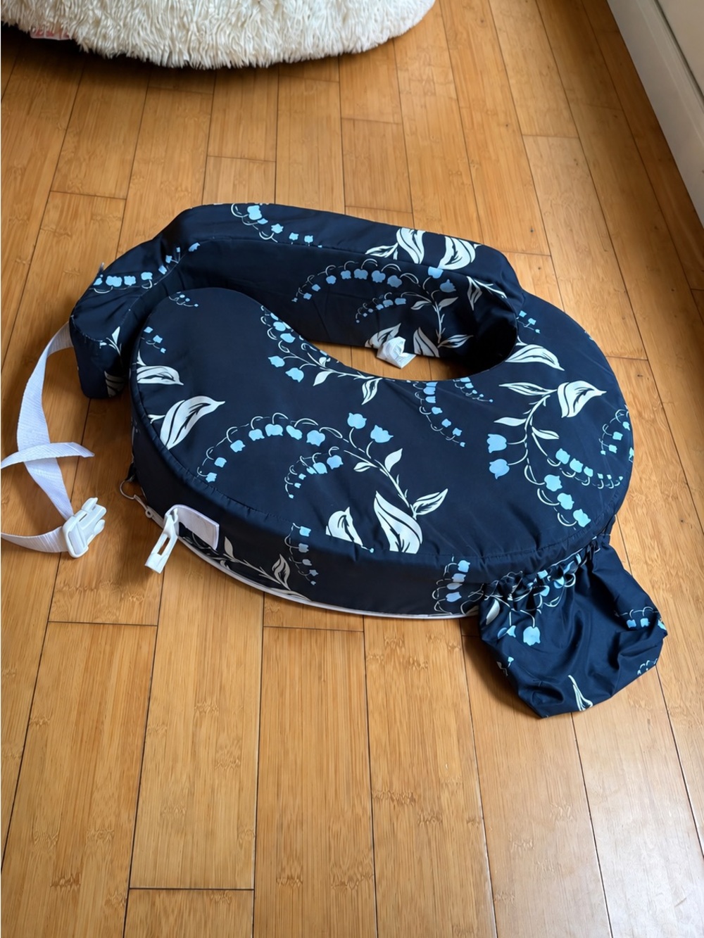 My Brest Friend Nursing Pillow with Bluebell Cover